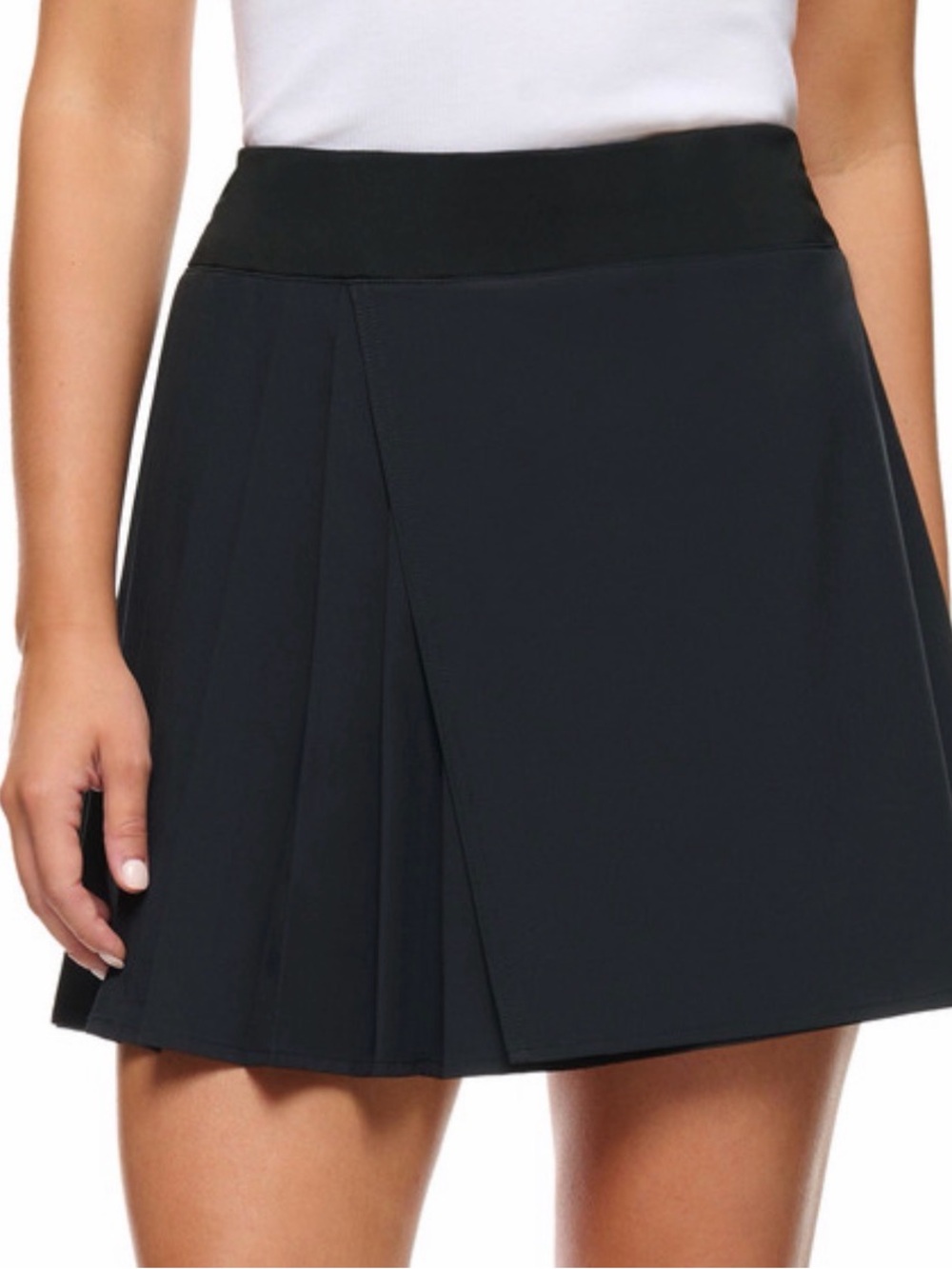 Lole Black Pleated Mini Skirt - Classic Women's Skirt